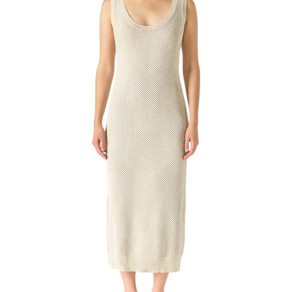 Brunello Cucinelli Open Knit Sequin Midi Dress - Picture 1 of 12